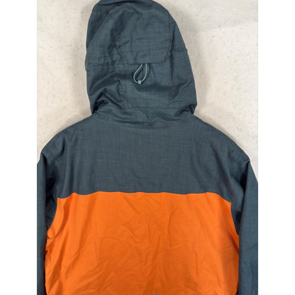 Foursquare Outerwear Mens Snowboard Jacket Large Colorblock Hooded Powder Skirt - Picture 12 of 15